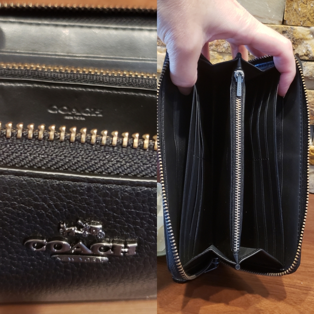 **SOLD OUT!**  NEW Coach Accordion Wallet w/box - Picture 3 of 6